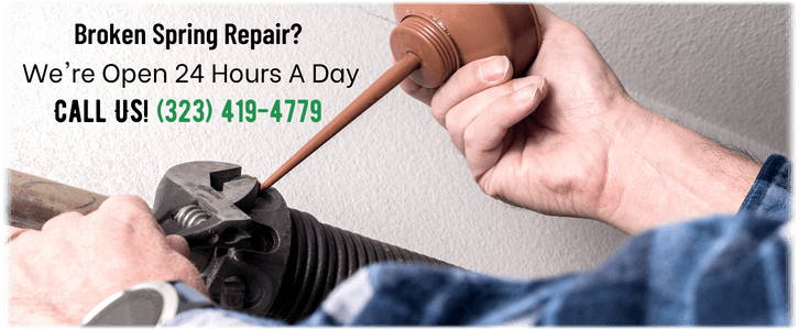 Broken Garage Door Spring Repair LA (323) 419-4779